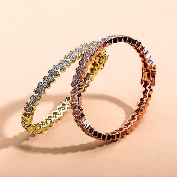 hip hop cubic zirconia paved bling out open men women gold silver color lover heart bracelets rapper jewelry, Black
hip hop cubic zirconia paved bling out open men women gold silver color lover heart bracelets rapper jewelry, Black