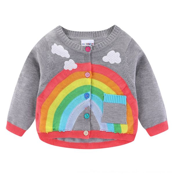 boy's cardigan coat autumn 2020 new girl's children's rainbow cloud baby fashion sweater coat sweater, Blue
boy's cardigan coat autumn 2020 new girl's children's rainbow cloud baby fashion sweater coat sweater, Blue