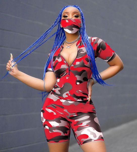 camouflage zipper womens designer tracksuits summer stand neck casual skinny women 2pcs flexible mask two piece sets, Gray
camouflage zipper womens designer tracksuits summer stand neck casual skinny women 2pcs flexible mask two piece sets, Gray