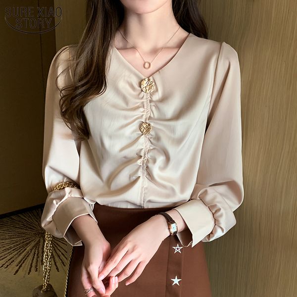 long sleeve all-match v neck office lady style 2020 autumn new korean women's shirts solid woman's blouses plus size women 10491, White
long sleeve all-match v neck office lady style 2020 autumn new korean women's shirts solid woman's blouses plus size women 10491, White
