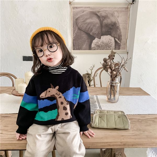 miss nuo 2019 boys' autumn clothing pullover sweater pulloverknitted pullover deer all-match thickened round neck sweater m29, Blue
miss nuo 2019 boys' autumn clothing pullover sweater pulloverknitted pullover deer all-match thickened round neck sweater m29, Blue