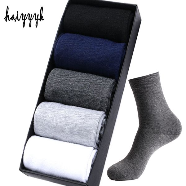 men's socks cotton business compression four seasons classic men breathable solid meias homens 5pairs, Black
men's socks cotton business compression four seasons classic men breathable solid meias homens 5pairs, Black