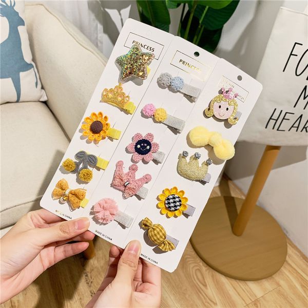 5pcs/set kids infant hair clips cute crown strip hairpin baby girl cartoon animal handdmade hairclips for girls hair accessories, Slivery;white
5pcs/set kids infant hair clips cute crown strip hairpin baby girl cartoon animal handdmade hairclips for girls hair accessories, Slivery;white