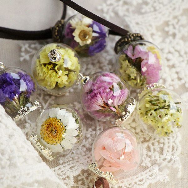manual specimens eternal dried flower ball pendant necklaces glass bottle plant sen female fresh for women jewelry girl gift, Silver
manual specimens eternal dried flower ball pendant necklaces glass bottle plant sen female fresh for women jewelry girl gift, Silver