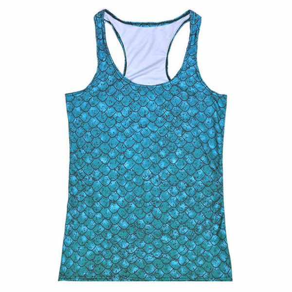 summer womens fashion blouses strapless sleeveless digital print casual blue mermaid tank ladies vest, White
summer womens fashion blouses strapless sleeveless digital print casual blue mermaid tank ladies vest, White
