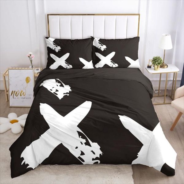 3d quilt covers duvet cover sets black white comforter shell bedclothes bed linens full single size cross design home textile
3d quilt covers duvet cover sets black white comforter shell bedclothes bed linens full single size cross design home textile
