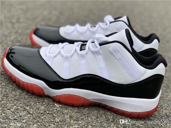 2020 high air authentic 11 low white bred man basketball shoes 11s men black true red retro athletic sneakers with original box av2187-160
2020 high air authentic 11 low white bred man basketball shoes 11s men black true red retro athletic sneakers with original box av2187-160