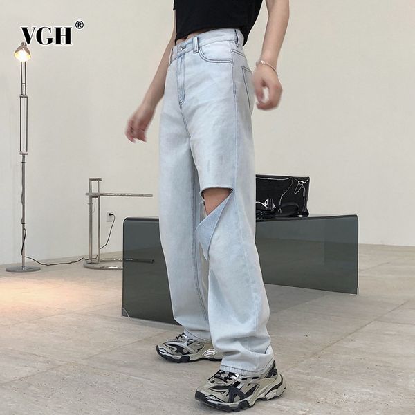 vgh hole trousers for women denim wide leg asymmetric loose large size street wear pants female 2020 summer fashion new clothes, Black;white
vgh hole trousers for women denim wide leg asymmetric loose large size street wear pants female 2020 summer fashion new clothes, Black;white