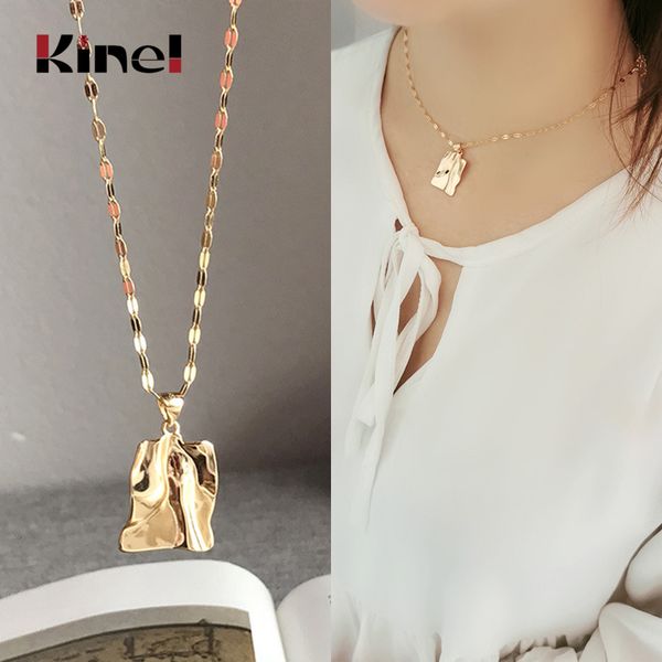 chains kinel 925 sterling silver irregular wave pendant necklace 18k gold ins korea fine jewelry
chains kinel 925 sterling silver irregular wave pendant necklace 18k gold ins korea fine jewelry