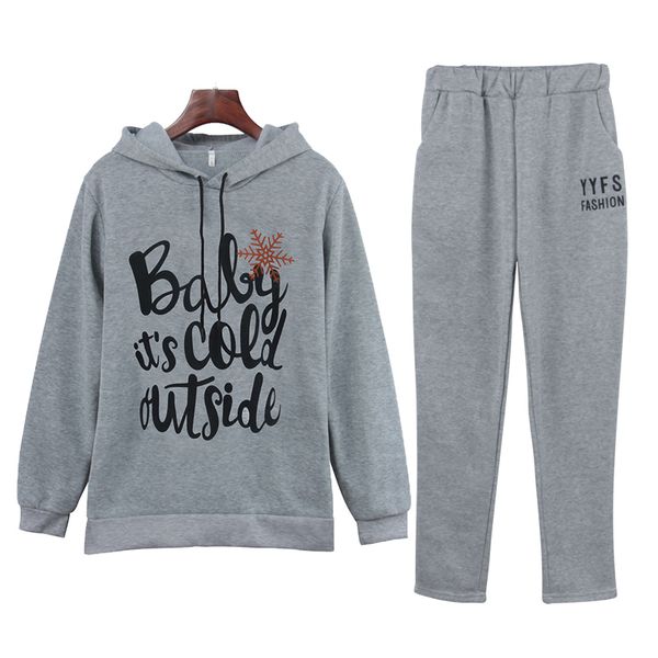 women's tracksuits autumn women set tracksuit long sleeve stitching sweatshirts casual suit winter clothes two piece pants sporting fe, Gray
women's tracksuits autumn women set tracksuit long sleeve stitching sweatshirts casual suit winter clothes two piece pants sporting fe, Gray