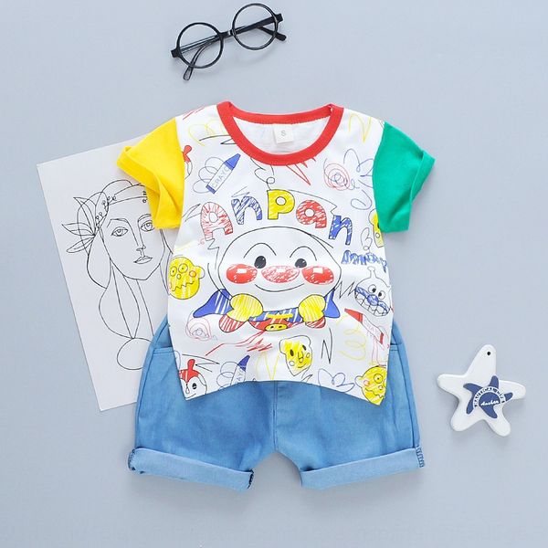 boys and girls sports suits for men and women sports suit leisure suit korean cute cotton short-sleeved printed two-piece set
boys and girls sports suits for men and women sports suit leisure suit korean cute cotton short-sleeved printed two-piece set