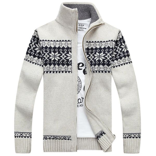 new casual sweater men's cardigan slim stand collar fashion cardigan men's jacket sweaters, White;black
new casual sweater men's cardigan slim stand collar fashion cardigan men's jacket sweaters, White;black