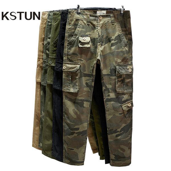 men's pants cotton cargo men straight large size flexible tactical camo khaki man trousers streetwear sweatpants, Black
men's pants cotton cargo men straight large size flexible tactical camo khaki man trousers streetwear sweatpants, Black