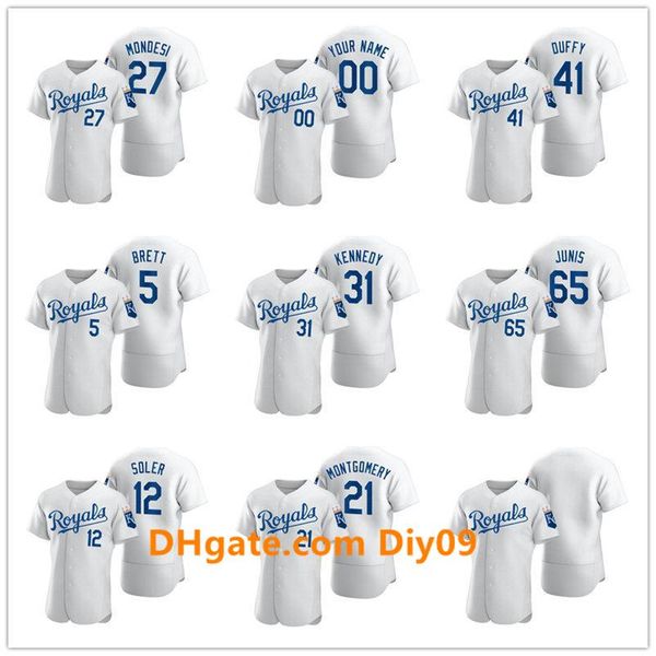 kansas city royals men women youth 5 george brett 41 danny duffy 2020 authentic baseball jersey, Black
kansas city royals men women youth 5 george brett 41 danny duffy 2020 authentic baseball jersey, Black