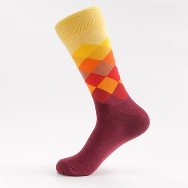 euoin large board european-sized colored diamond plaid stockings stockings men's cotton mid-calf socks interesting gradient color plaid, Black
euoin large board european-sized colored diamond plaid stockings stockings men's cotton mid-calf socks interesting gradient color plaid, Black