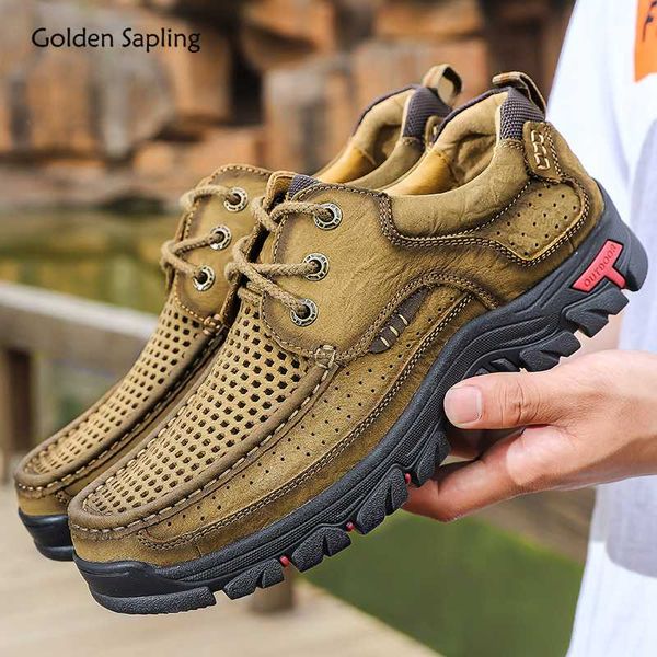 golden sapling genuine leather men's shoes for trekking breathable summer hollow design tactical boots men outdoor hiking shoes
golden sapling genuine leather men's shoes for trekking breathable summer hollow design tactical boots men outdoor hiking shoes
