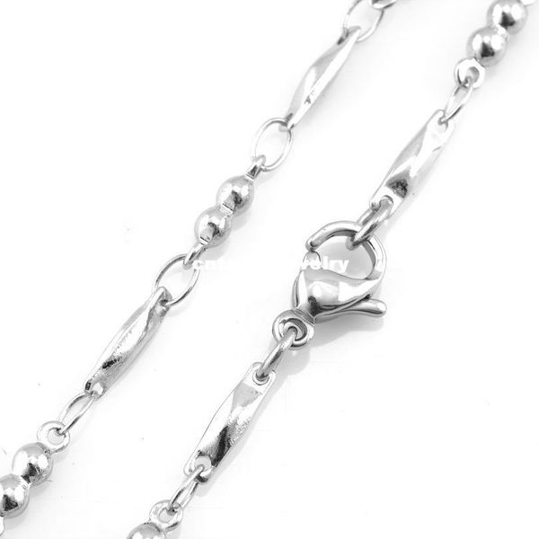 factory wholesale 316l stainless steel handmade solid faceted bar ball linked chain necklace (16"-22" inches, Silver
factory wholesale 316l stainless steel handmade solid faceted bar ball linked chain necklace (16"-22" inches, Silver