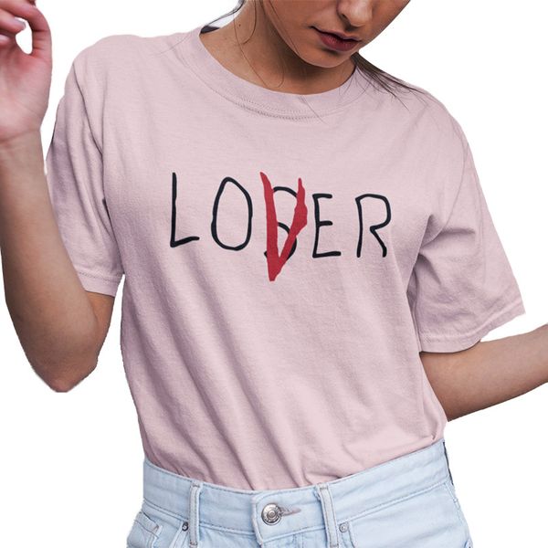 2020 lover loser t-shirt printed letters women 100% cotton short sleeve tshirts funny summer trendy novelty style tees, White
2020 lover loser t-shirt printed letters women 100% cotton short sleeve tshirts funny summer trendy novelty style tees, White