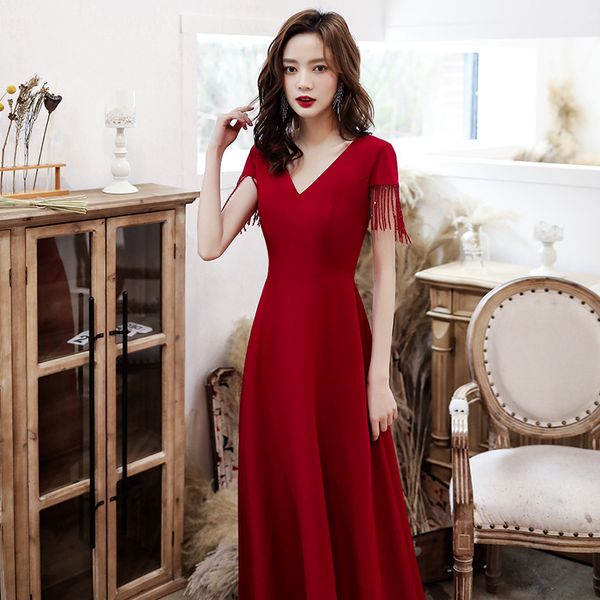 ethnic clothing 2021 red bride wedding qipao long slim elegant dress v neck evening party gown abito da sera
ethnic clothing 2021 red bride wedding qipao long slim elegant dress v neck evening party gown abito da sera