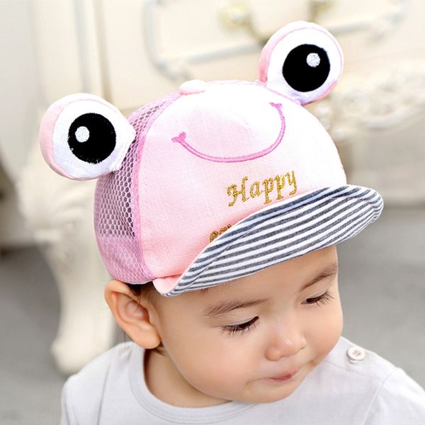 han du bai summer soft eaves frog baby cornice cap baby cap children's hat sun hat, Yellow
han du bai summer soft eaves frog baby cornice cap baby cap children's hat sun hat, Yellow