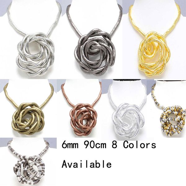 retail 9 colors 6mm 90cm mixed colorful iron bendable flexible twisted snake necklace 8 colors available,1pcs/pack, Silver
retail 9 colors 6mm 90cm mixed colorful iron bendable flexible twisted snake necklace 8 colors available,1pcs/pack, Silver