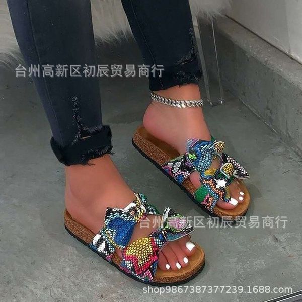 2020 summer amazon cross-border style sandals female fashion in europe and america bow color matching a flat, Black
2020 summer amazon cross-border style sandals female fashion in europe and america bow color matching a flat, Black