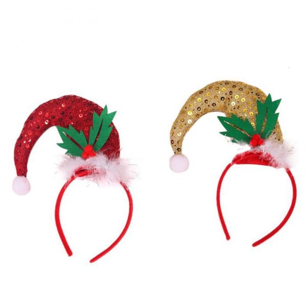1pc cute christmas head hoops with sequins female children multipurpose headbands festival party supplies red/golden
1pc cute christmas head hoops with sequins female children multipurpose headbands festival party supplies red/golden