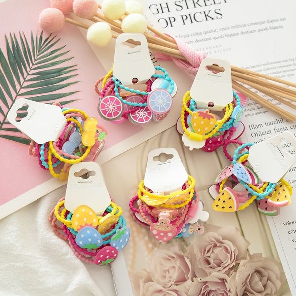 yishu korean style girl baby fruit accessory rope lifting card set fruit children hair rope hair accessories, Slivery;white
yishu korean style girl baby fruit accessory rope lifting card set fruit children hair rope hair accessories, Slivery;white