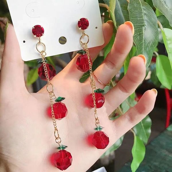 mengjiqiao 2020 new korean acrylic cherry drop earrings for women sweet girls cute bowknot brincos pendientes jewelry gifts, Silver
mengjiqiao 2020 new korean acrylic cherry drop earrings for women sweet girls cute bowknot brincos pendientes jewelry gifts, Silver