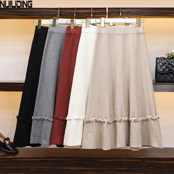 skirts nijiuding women knitted long skirt winter warm stripe a-line maxi midi knit female bottoms swing autumn, Black
skirts nijiuding women knitted long skirt winter warm stripe a-line maxi midi knit female bottoms swing autumn, Black
