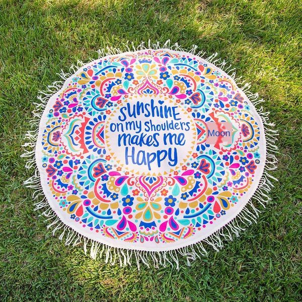 round printed yoga cushion tassel sunscreen shawl color matching polyester beach towel shawl beach towel tablecloth, Blue;gray
round printed yoga cushion tassel sunscreen shawl color matching polyester beach towel shawl beach towel tablecloth, Blue;gray