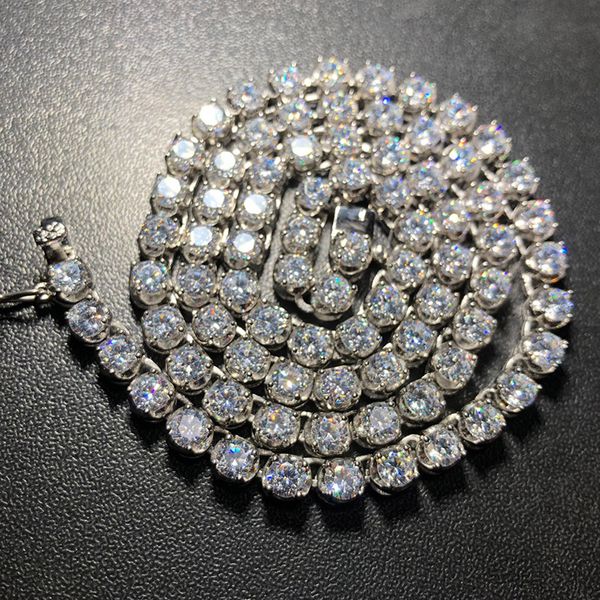 6mm stainless steel bling ice out 1 row aaa cubic zirconia tennis chain chokers necklaces for women men hip hop jewelry gold, Silver
6mm stainless steel bling ice out 1 row aaa cubic zirconia tennis chain chokers necklaces for women men hip hop jewelry gold, Silver