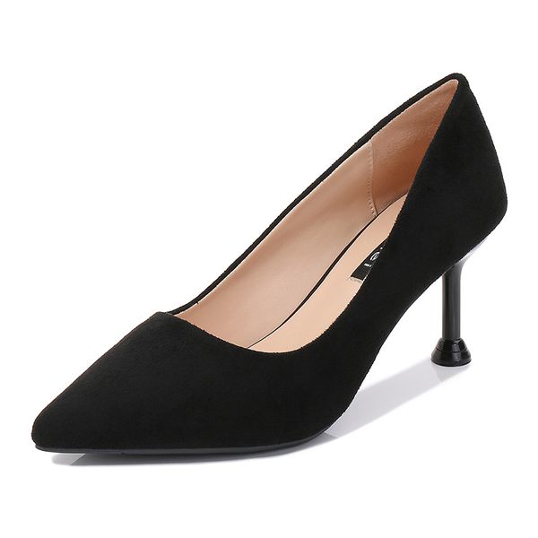 women suede pointed stiletto heels professional work pumps work pumps black high heels
women suede pointed stiletto heels professional work pumps work pumps black high heels