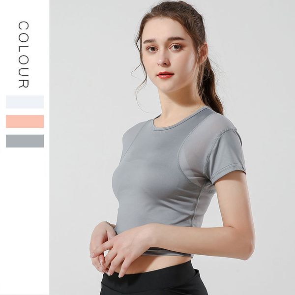 запуск быстросохнущего йога футболки спорт рубашка tight mesh сращивание фитнес одежда женских короткие рукава тренировка топы для женщин, White;red
запуск быстросохнущего йога футболки спорт рубашка tight mesh сращивание фитнес одежда женских короткие рукава тренировка топы для женщин, White;red