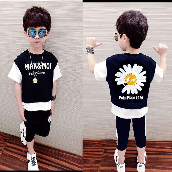 3prwk clothing boyssummer clothing set 2020 new children's medium and large children korean short sleeve handsome western style childre
3prwk clothing boyssummer clothing set 2020 new children's medium and large children korean short sleeve handsome western style childre