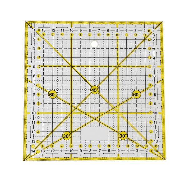 sewing notions & tools transparent quilting patchworks ruler cutting craft tailor diy measuring drawing tool 30/45/60/90 degrees, Black
sewing notions & tools transparent quilting patchworks ruler cutting craft tailor diy measuring drawing tool 30/45/60/90 degrees, Black