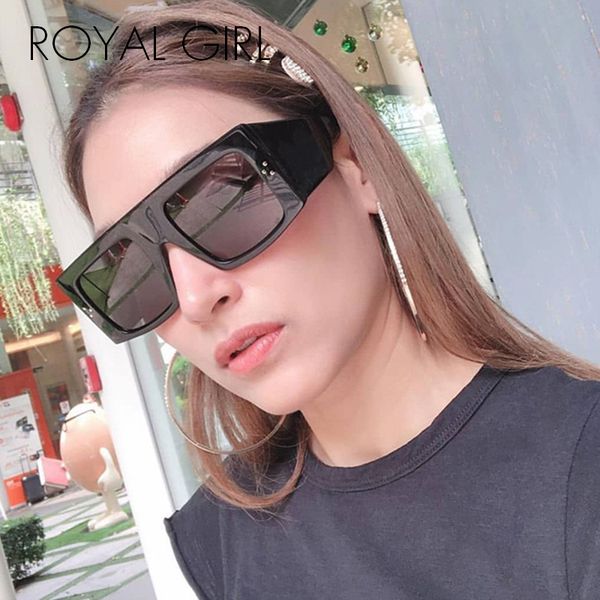 royal girl classic square sunglasses women vintage brand design sun glasses female fashion gradient flat eyewear uv400 ss799, White;black
royal girl classic square sunglasses women vintage brand design sun glasses female fashion gradient flat eyewear uv400 ss799, White;black