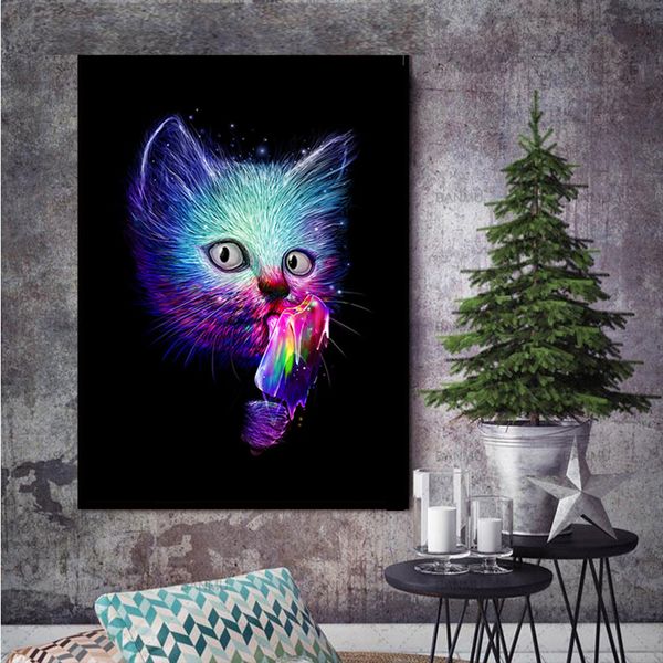 modern watercolor animal art cat canvas painting wall art cats posters and prints for living room wall pictures home wall decor
modern watercolor animal art cat canvas painting wall art cats posters and prints for living room wall pictures home wall decor
