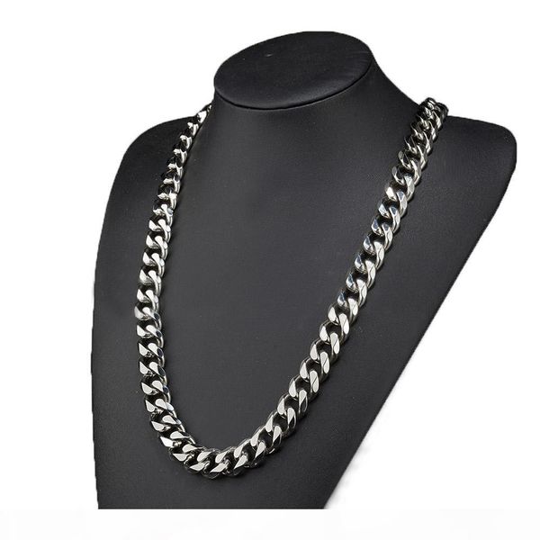 stainless steel jewelry high polished bright cuban multi-function chains punk two pattern hip hop rock rapper necklace men chains 60cm 70cm, Silver
stainless steel jewelry high polished bright cuban multi-function chains punk two pattern hip hop rock rapper necklace men chains 60cm 70cm, Silver