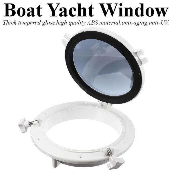 26.5cm/10.4inch white rv car boat yacht window round shape opening portlight hatch car replacement porthole abs durable
26.5cm/10.4inch white rv car boat yacht window round shape opening portlight hatch car replacement porthole abs durable