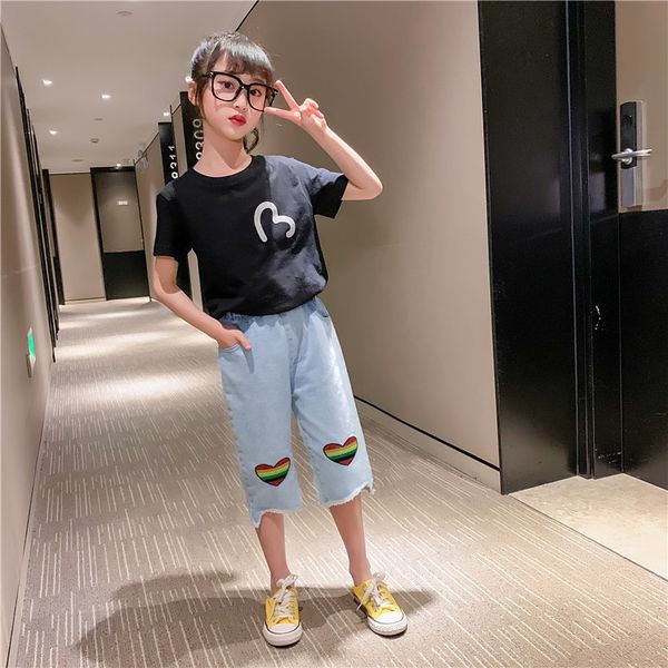 rc7py girls' denim capri summer clothes thin outer coat pants clothes crawler wear all-match breeches summer western style medium and l, Blue
rc7py girls' denim capri summer clothes thin outer coat pants clothes crawler wear all-match breeches summer western style medium and l, Blue