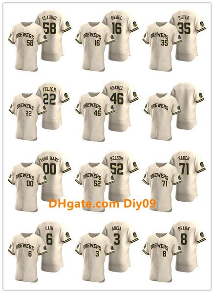 milwaukee brewers men women youth 8 ryan braun 22 christian yelich 18 keston hiura authentic alternate baseball jersey, Black 
milwaukee brewers men women youth 8 ryan braun 22 christian yelich 18 keston hiura authentic alternate baseball jersey, Black