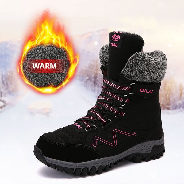 winter shoes keep warm women casual shoes zapatillas mujer deportiva high sneakers comfortable thick bottom, Black
winter shoes keep warm women casual shoes zapatillas mujer deportiva high sneakers comfortable thick bottom, Black