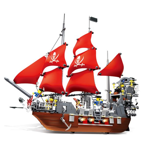 blackbeard model pirate ship blocks ship children's intelligence assembly toys for both men and women 1123pcs
blackbeard model pirate ship blocks ship children's intelligence assembly toys for both men and women 1123pcs