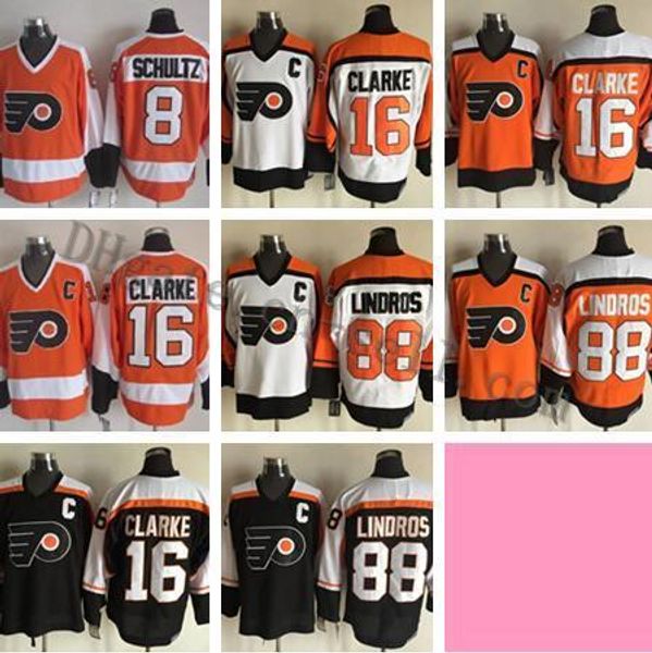 vintage philadelphia flyers 1 bernie parent 8 dave schultz bill barber ron hextall 88 eric lindros brian propp bobby clarke hockey jersey, Black;red
vintage philadelphia flyers 1 bernie parent 8 dave schultz bill barber ron hextall 88 eric lindros brian propp bobby clarke hockey jersey, Black;red