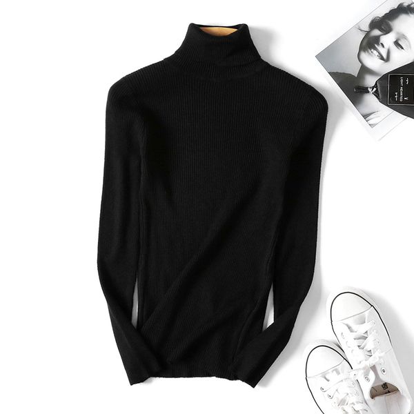 blackday turtleneck warm women sweater autumn winter knitted femme pull high elasticity soft female pullovers sweater, White;black
blackday turtleneck warm women sweater autumn winter knitted femme pull high elasticity soft female pullovers sweater, White;black