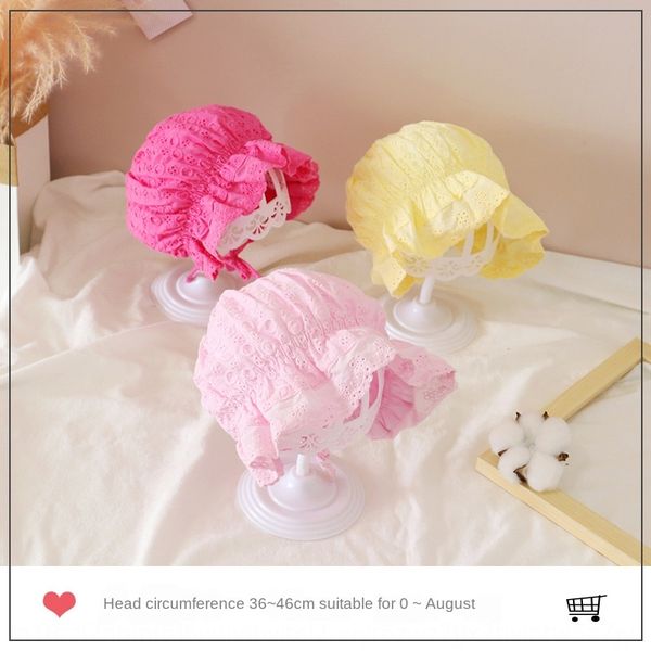 autumn new cute newborn pa korean style lotus leaf lace princess hat bag pullover fetal cap baby cap lace baby hat, Yellow
autumn new cute newborn pa korean style lotus leaf lace princess hat bag pullover fetal cap baby cap lace baby hat, Yellow
