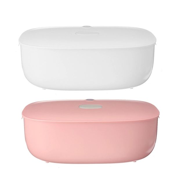 usb uv sterilizer box portable for clothing towel anti-bacteria disinfection box - white without uv function