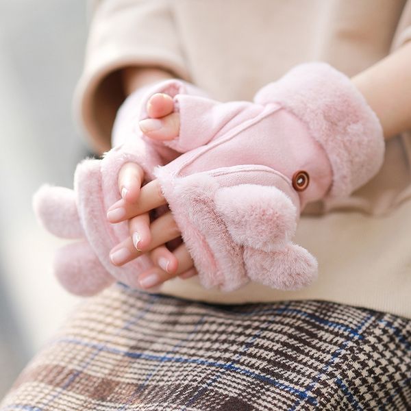 4csav women' winter thickened velvet warm cute student cartoon plush warm gloves and gloves cold-proof cotton half finger half finger, Blue;gray
4csav women' winter thickened velvet warm cute student cartoon plush warm gloves and gloves cold-proof cotton half finger half finger, Blue;gray