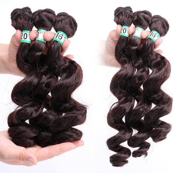 3pcs loose wave weft sew in hair extensions box braids crochet crochet braids hair fashion ombre synthetic hair wefts jerry curl for women, Black
3pcs loose wave weft sew in hair extensions box braids crochet crochet braids hair fashion ombre synthetic hair wefts jerry curl for women, Black